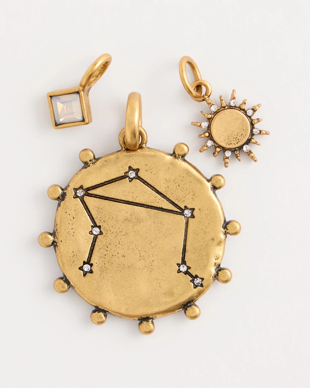 Chico's | Libra Zodiac Charm Pendant/ Mixed Metals