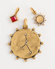 Chico's | Cancer Zodiac Charm Pendant/ Mixed Metals