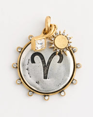 Chico's | Aries Zodiac Charm Pendant/ Mixed Metals
