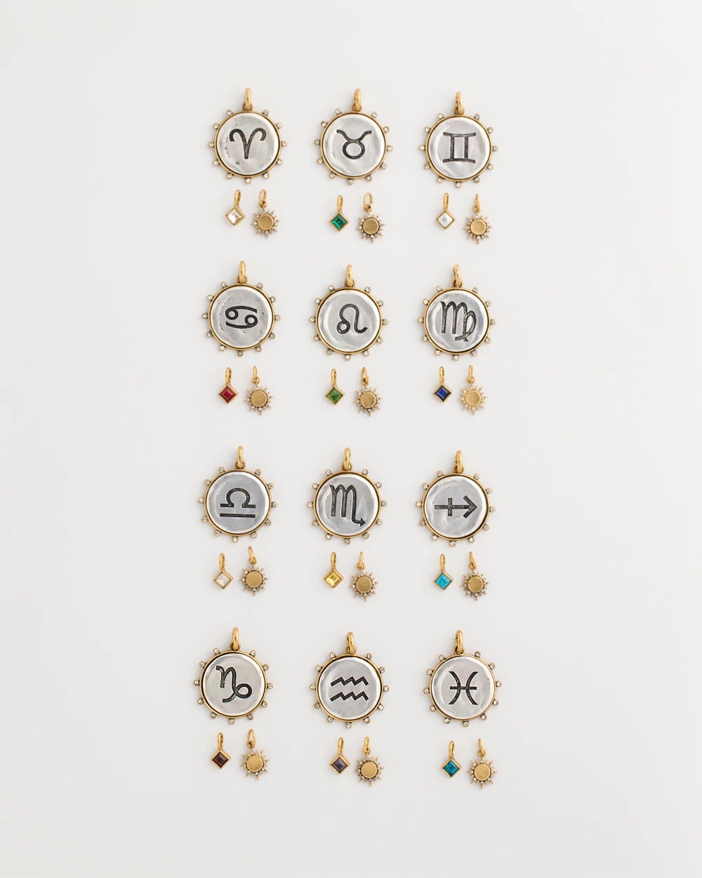 Chico's | Aries Zodiac Charm Pendant/ Mixed Metals
