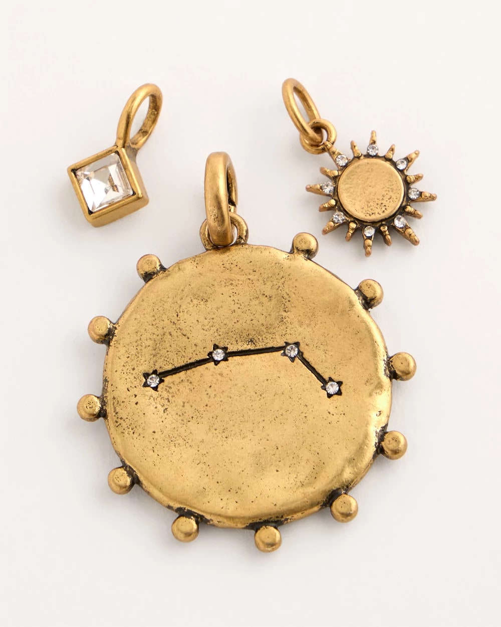 Chico's | Aries Zodiac Charm Pendant/ Mixed Metals
