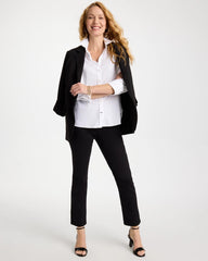 Chico's | Pull-On Straight Jeans/ Black