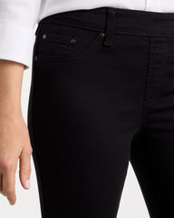 Chico's | Pull-On Straight Jeans/ Black