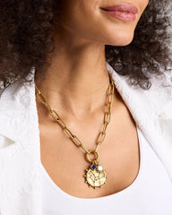 Chico's | Virgo Zodiac Charm Pendant/ Mixed Metals