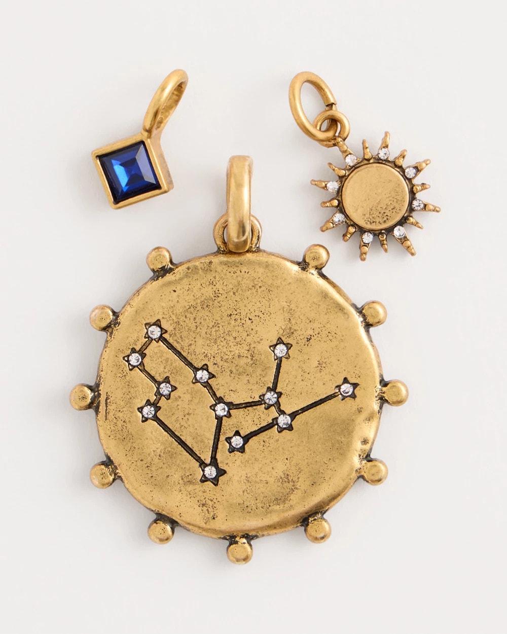 Chico's | Virgo Zodiac Charm Pendant/ Mixed Metals