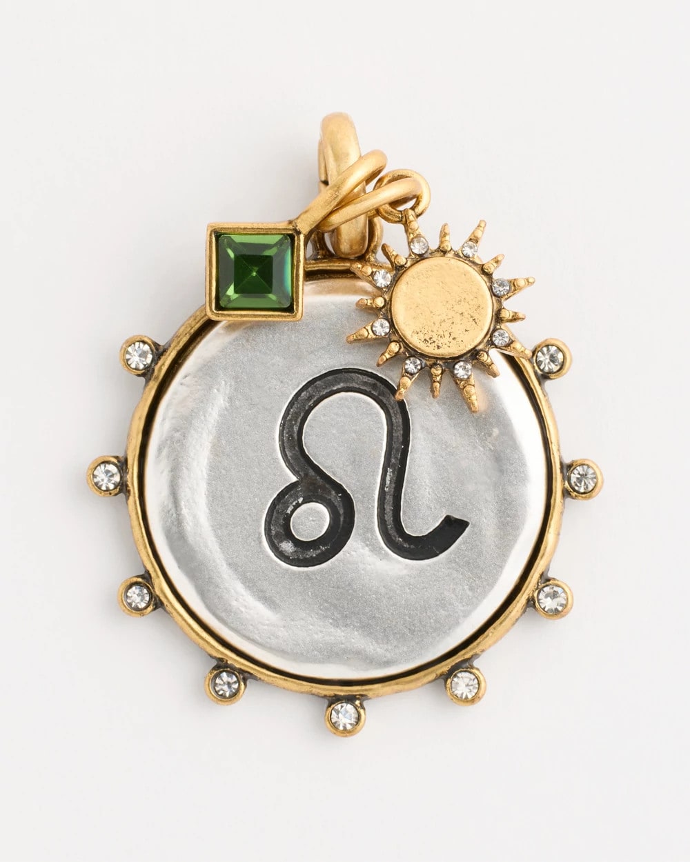 Chico's | Leo Zodiac Charm Pendant/ Mixed Metals