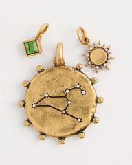 Chico's | Leo Zodiac Charm Pendant/ Mixed Metals