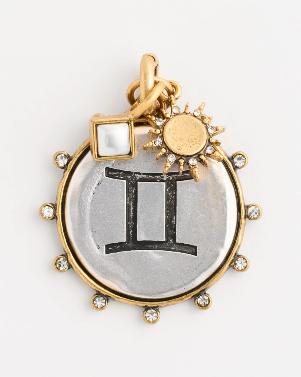 Chico's | Gemini Zodiac Charm Pendant/ Mixed Metals