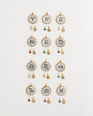 Chico's | Gemini Zodiac Charm Pendant/ Mixed Metals