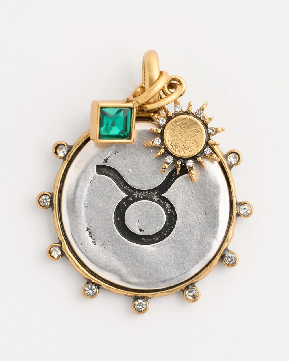 Chico's | Taurus Zodiac Charm Pendant/ Mixed Metals