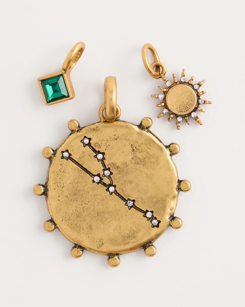 Chico's | Taurus Zodiac Charm Pendant/ Mixed Metals