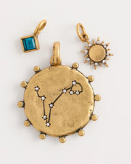 Chico's | Pisces Zodiac Charm Pendant/ Mixed Metals