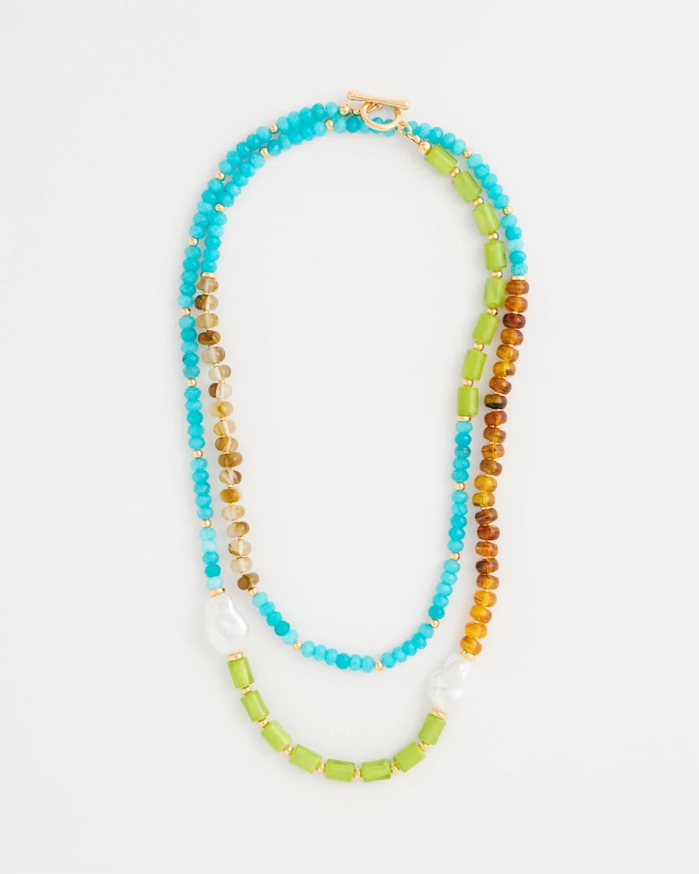 Chico's | Resin Single-Strand Necklace/ Multi