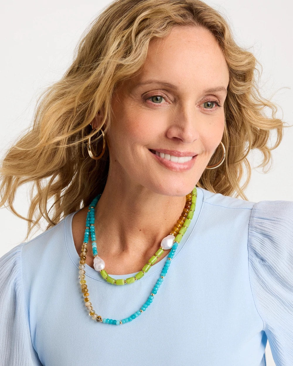 Chico's | Resin Single-Strand Necklace/ Multi
