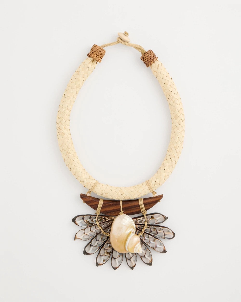 Chico's | Chico's x Romi Marina Pendant Bib Necklace/ Neutral