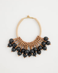 Chico's | Chico's x Romi Cameo Necklace/ Black