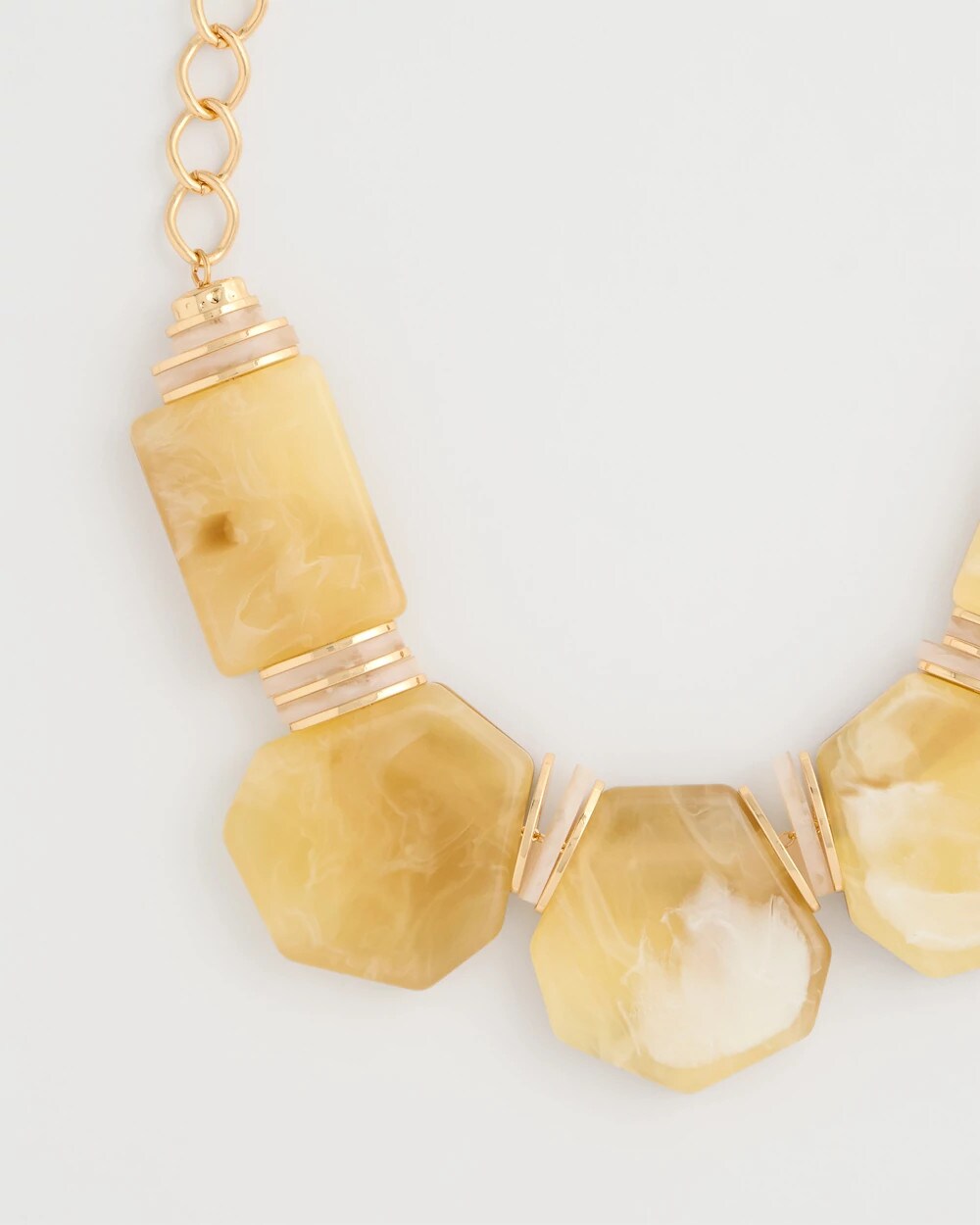Chico's | Chico's Originals Neutral Stone Bib Necklace/ Neutral