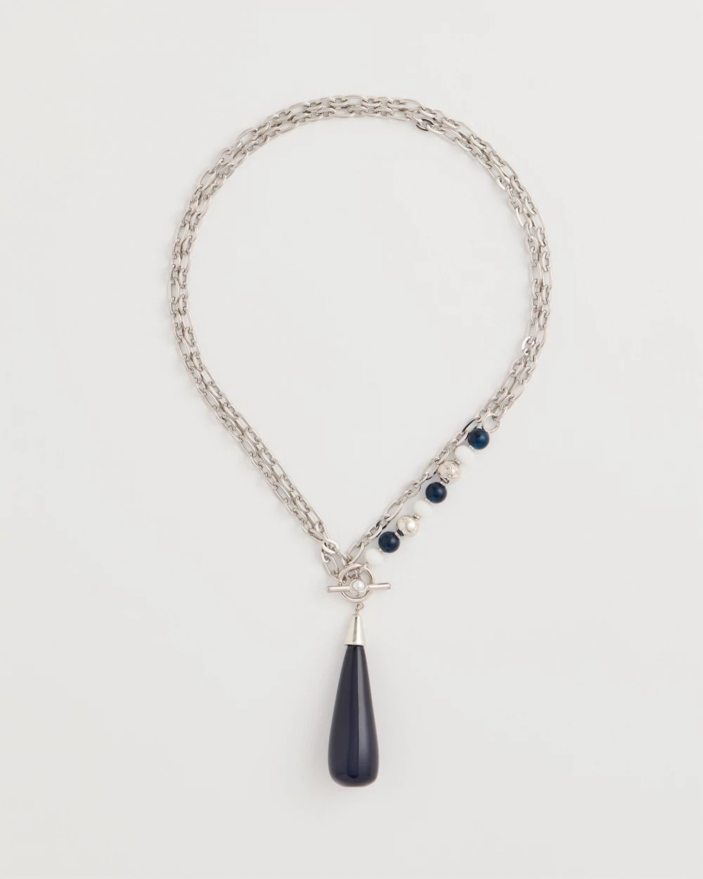 Chico's | Siren Teardrop Pendant Necklace/ Blue