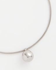 Chico's | Silver Bead Collar Necklace/ Silver