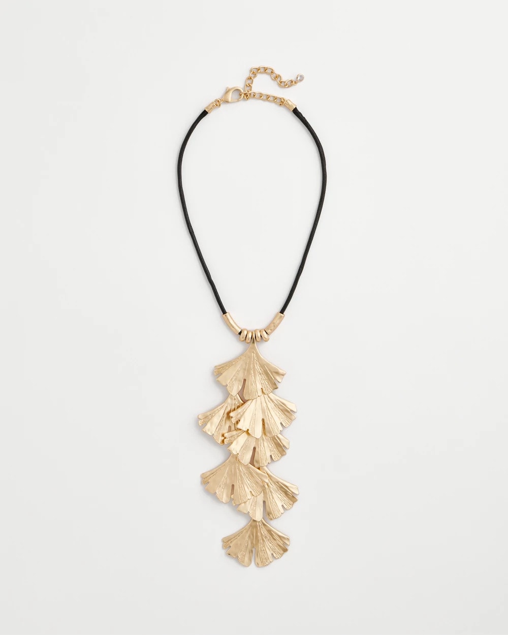 Chico's | Chico's Originals Gold Ginkgo Pendant Necklace/ Gold
