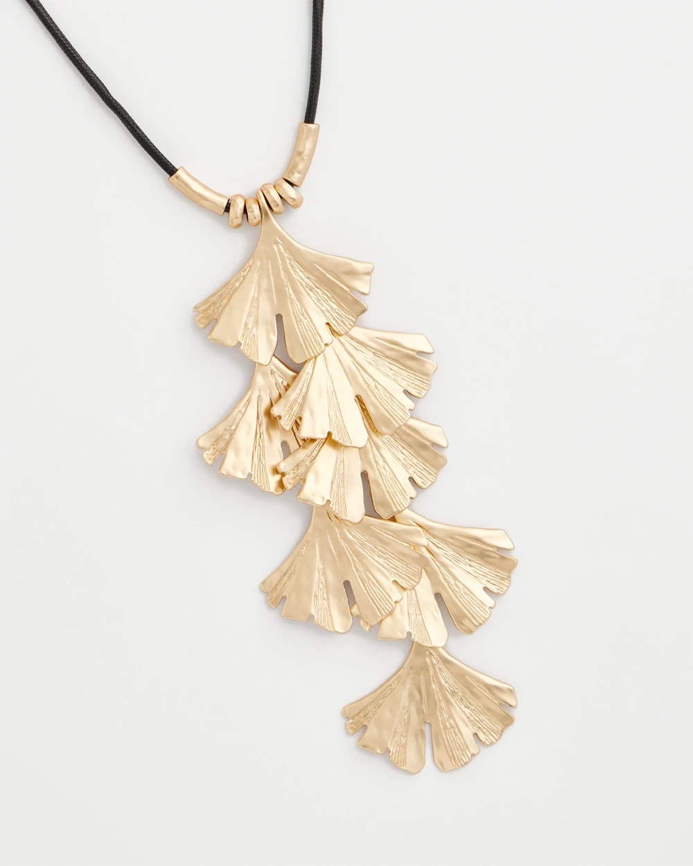 Chico's | Chico's Originals Gold Ginkgo Pendant Necklace/ Gold