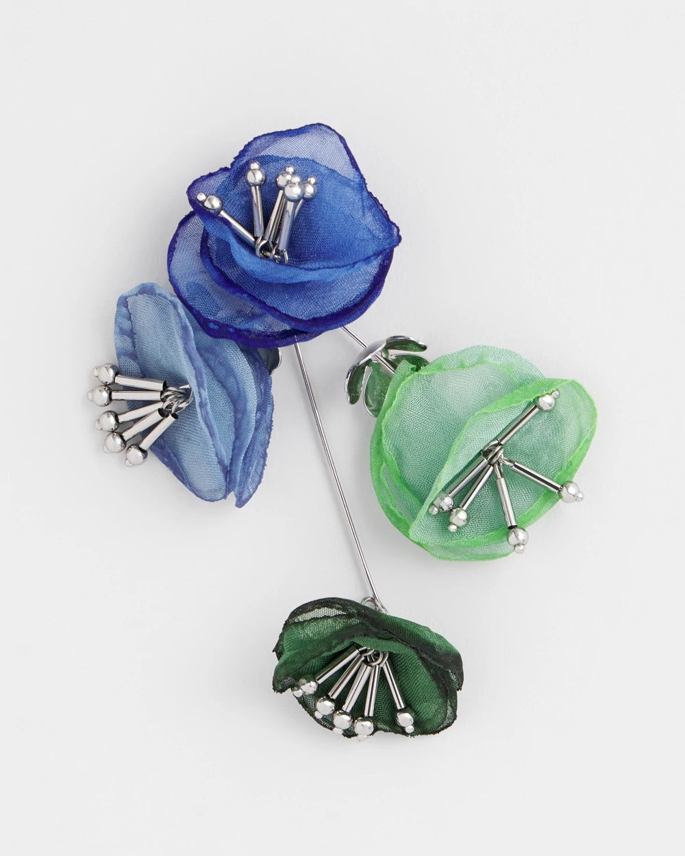 Chico's | Multi Floral Linear Earrings/ Multi