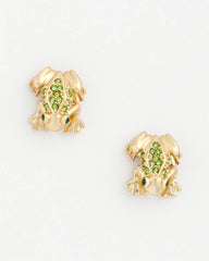 Chico's | Frog Stud Earrings/ Gold