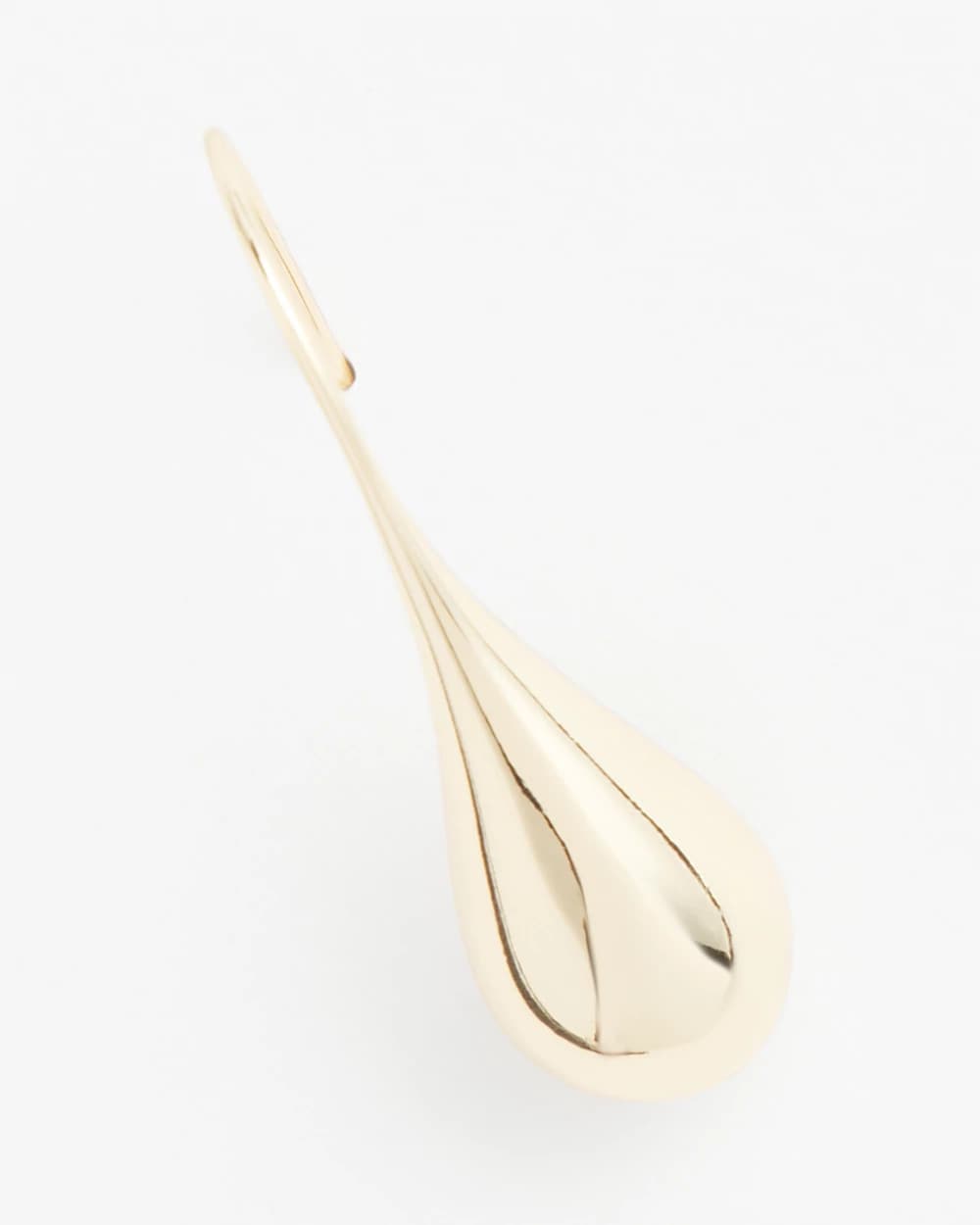 Chico's | No Droop™ Gold Tone Teardrop Threader Earrings/ Gold