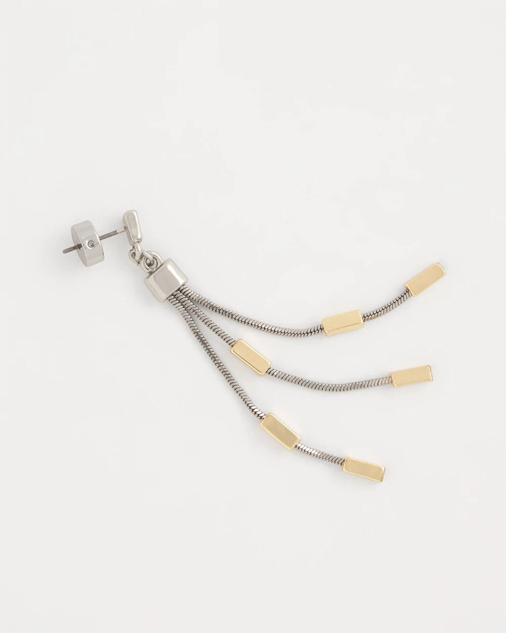 Chico's | Mixed Metal Linear Earrings/ Mixed Metals