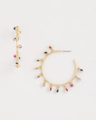 Chico's | Multi-Color Hoop Earrings/ Multi