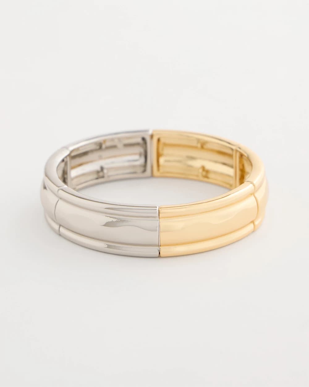 Chico's | Mixed Metal Hinge Cuff Bracelet/ Mixed Metals