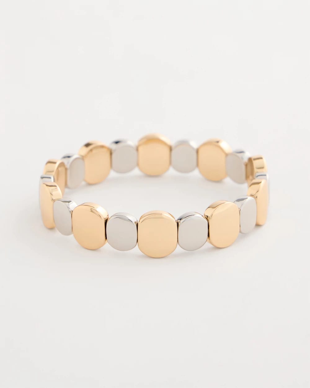 Chico's | Mixed Metals Glam Stretch Bracelet/ Mixed Metals