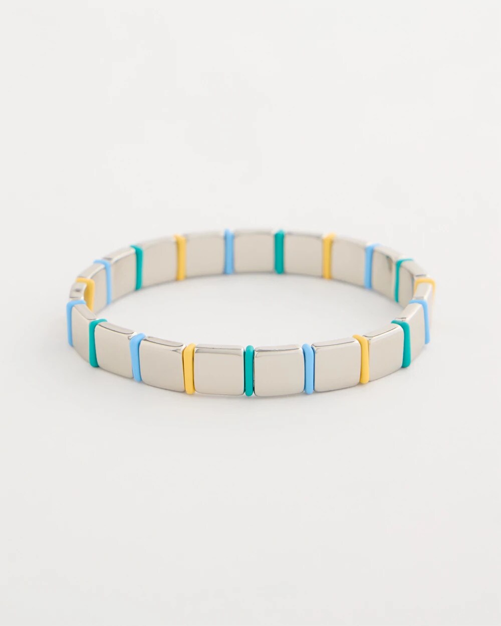 Chico's | Glam Teal Slice Stretch Bracelet/ Teal