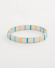 Chico's | Glam Teal Slice Stretch Bracelet/ Teal