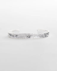 Chico's | Silvertone Flexible Cuff Bracelet/ Silver