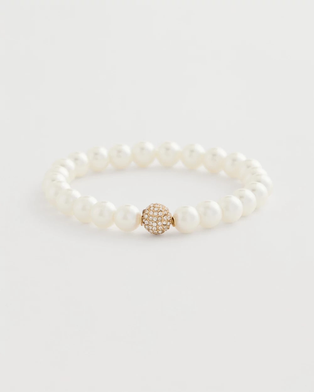 Chico's | Pearlescent Stretch Hero Bracelet/ Pearl