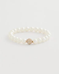 Chico's | Pearlescent Stretch Hero Bracelet/ Pearl
