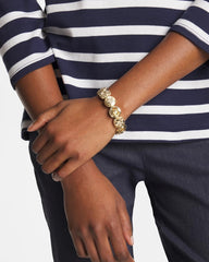Chico's | Stretch Lucky Charm Bracelet/ Gold
