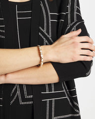 Chico's | Pearl Mini Circle Stretch Bracelet/ Pearl