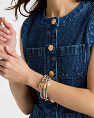 Chico's | Mixed Metal Stretch Set of Three/ Mixed Metals