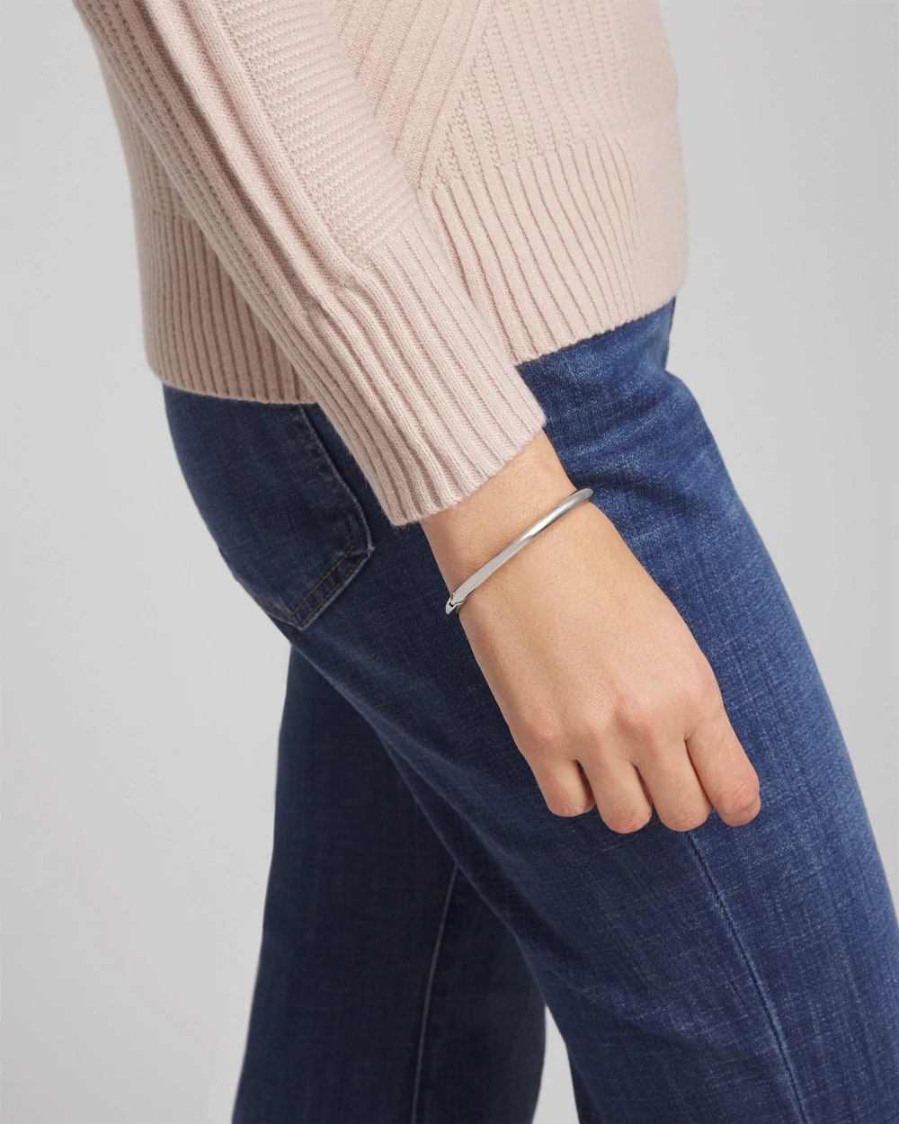 Chico's | Silver Hinge Bangle/ Silver