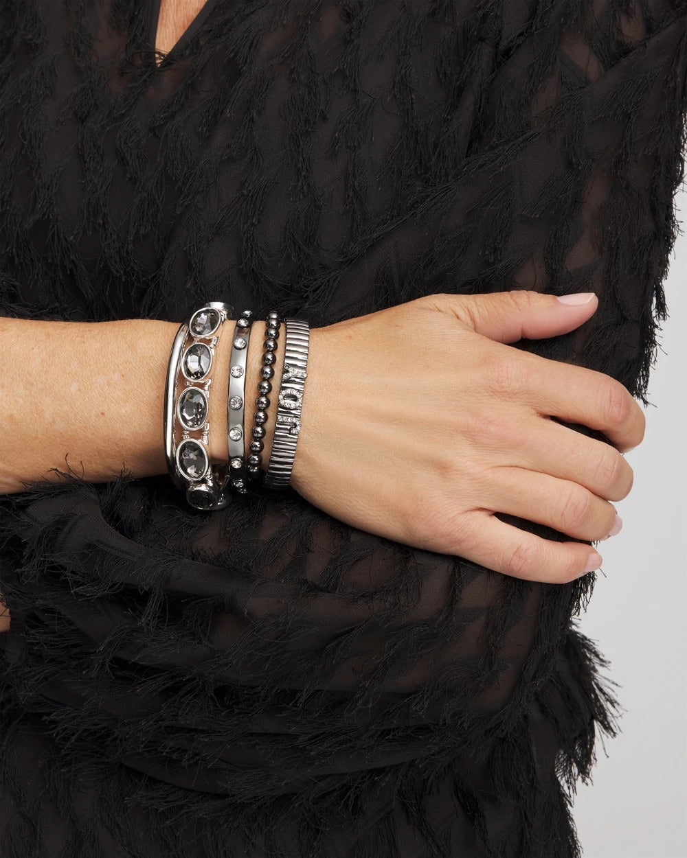 Chico's | Silver Hinge Bangle/ Silver