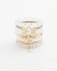 Chico's | Goldtone Stretch Tennis Bracelet/ Gold