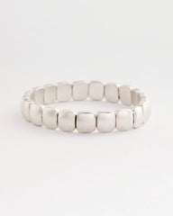 Chico's | Silvertone Stretch Bracelet/ Silver