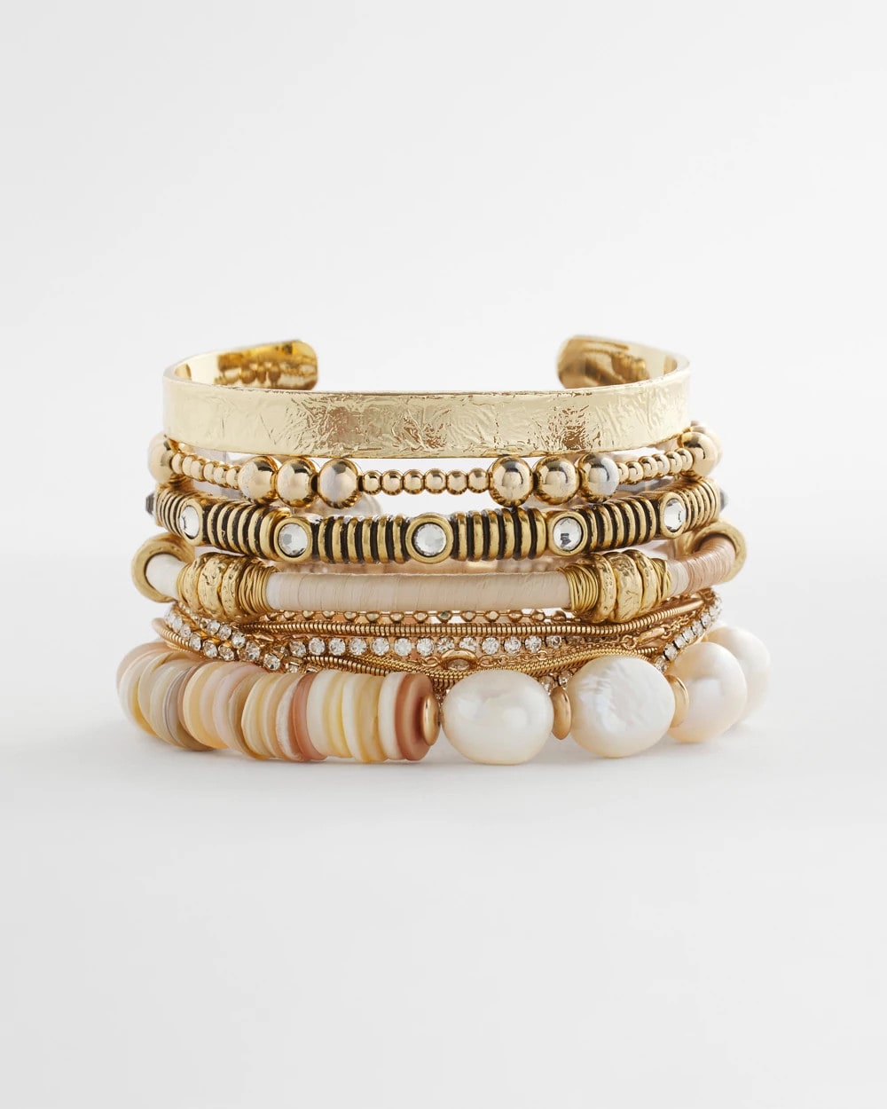 Chico's | Goldtone Multistrand Bracelet/ Gold