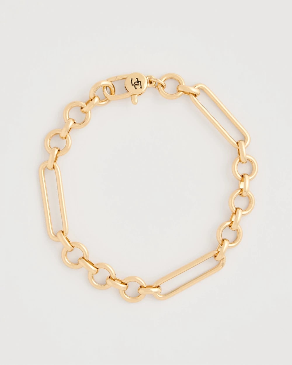 Chico's | Shiny Goldtone Novelty Charm Bracelet/ Gold