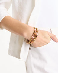 Chico's | Stretch Bracelet Set of Two/ Coral