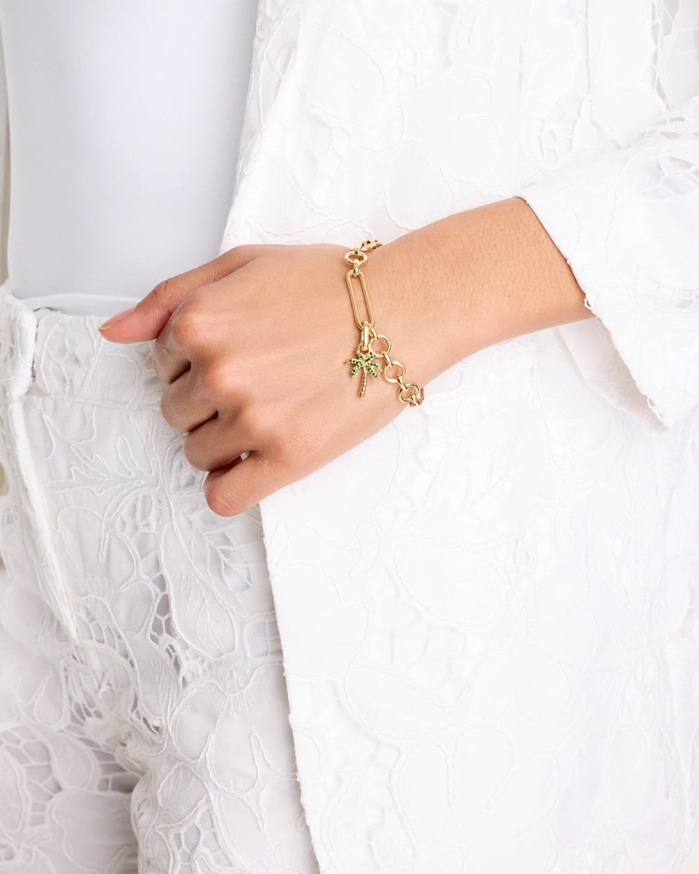 Chico's | Palm Tree Charm/ Gold