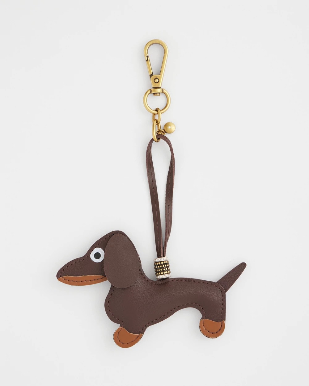 Chico's | Dachshund Bag Charm/ Brown