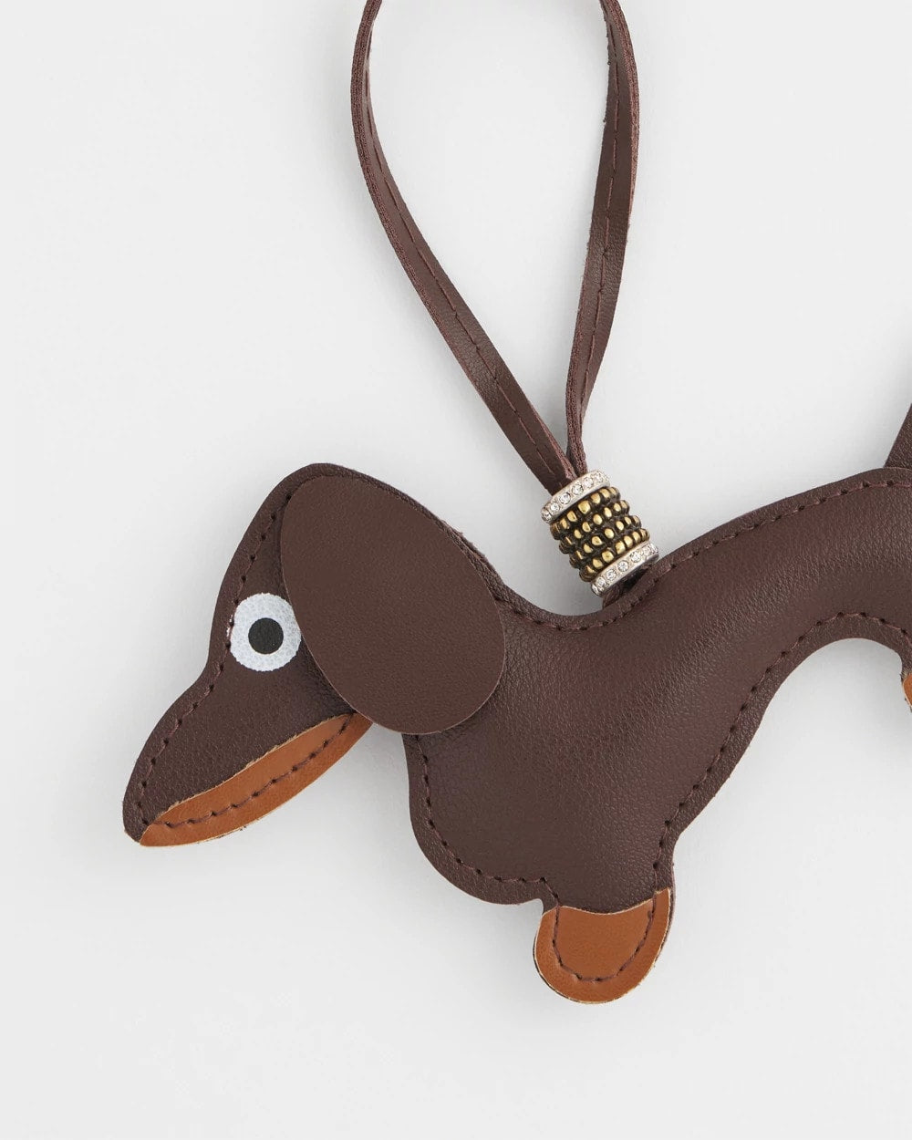 Chico's | Dachshund Bag Charm/ Brown